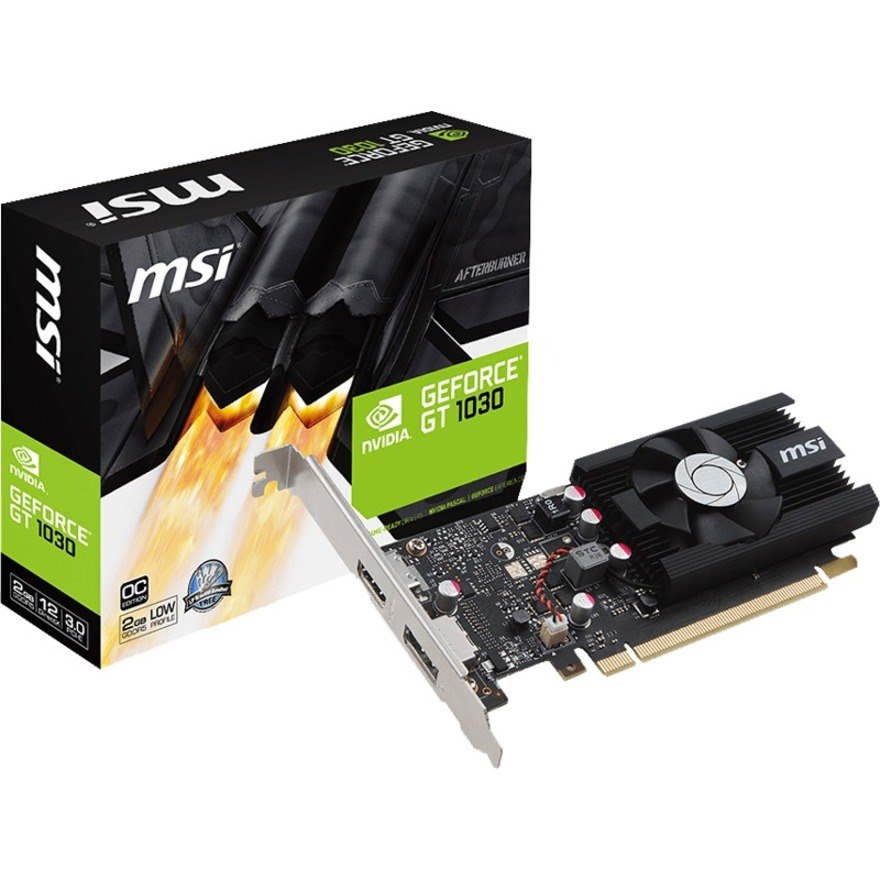 MSI GT 1030 2G LP OC NVIDIA PCI-E Graphic Card