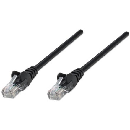 Network Patch Cable, Cat5e, 3m, Black, CCA, U/UTP, PVC, RJ45, Gold Plated Contacts, Snagless, Booted, Lifetime Warranty, Polybag