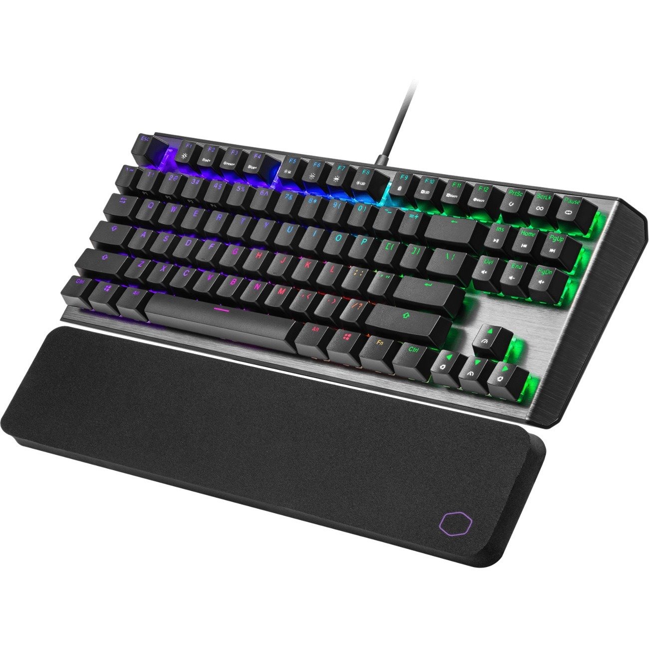 Cooler Master CK530 V2 Gaming Keyboard - Cable Connectivity - USB 2.0 Interface - Gunmetal Black