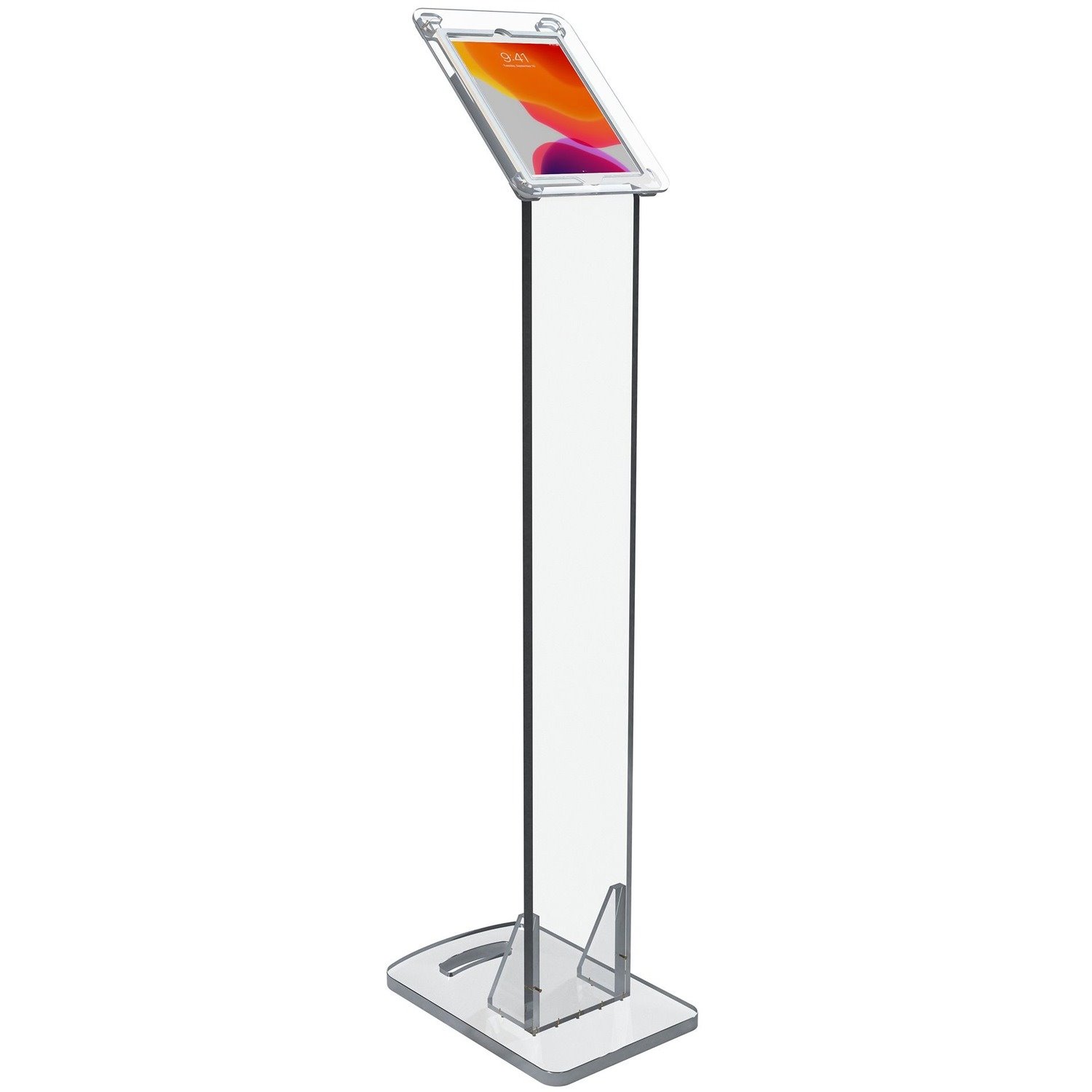 CTA Digital Premium Security Translucent Acrylic Stand for 10.2-inch iPad (7th/ 8th/ 9th Gen) & More