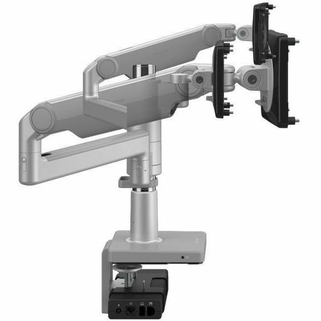 Humanscale M/Flex M2.1 Mounting Arm for Monitor - Gray, Silver