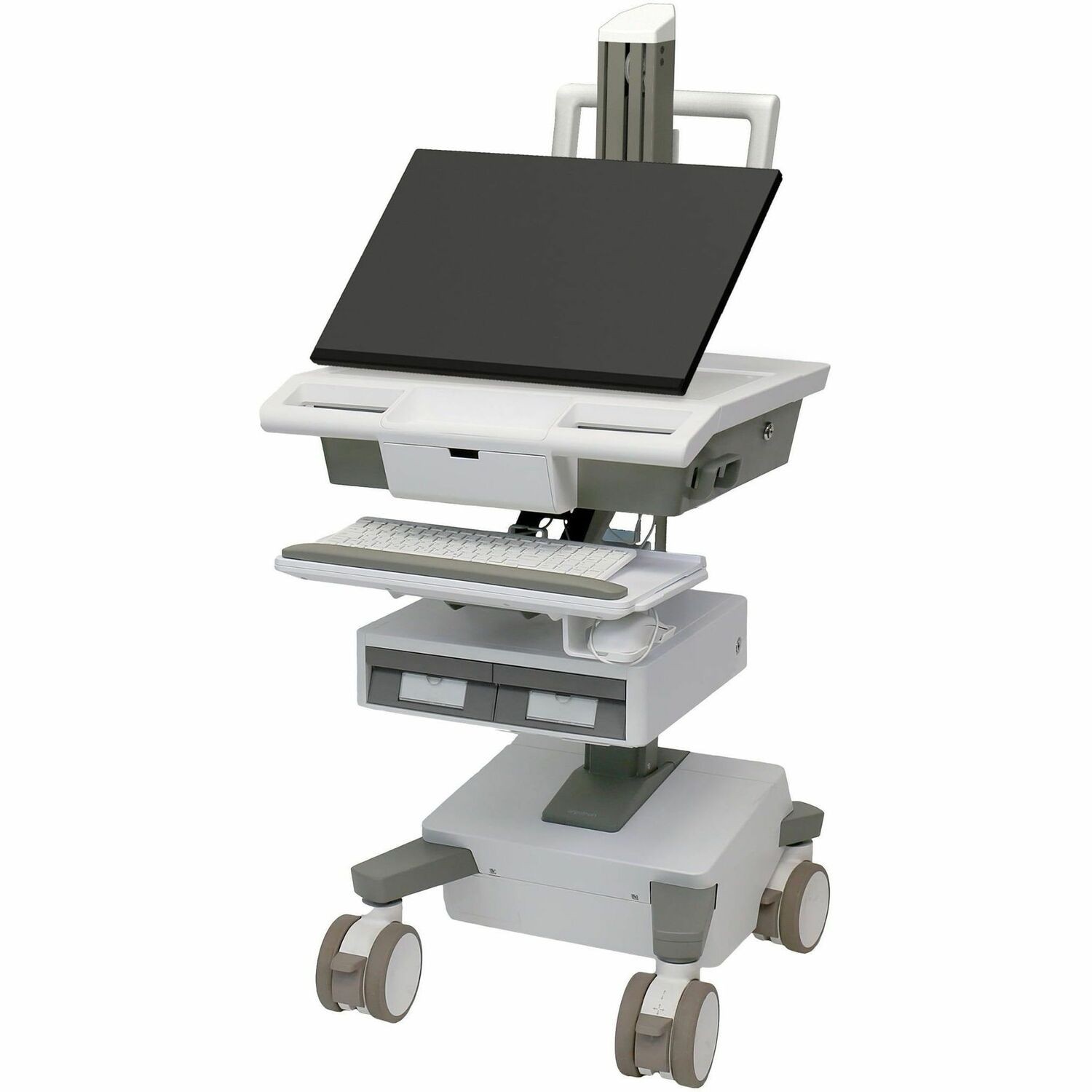 Ergotron Mosaic™ LCD Cart with Flex Arm, Tier 1 Std 2