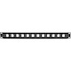 Eaton Tripp Lite Series 12-Port 1U Rack-Mount Unshielded Blank Keystone/Multimedia Patch Panel, RJ45 Ethernet, USB, HDMI, Cat5e/6