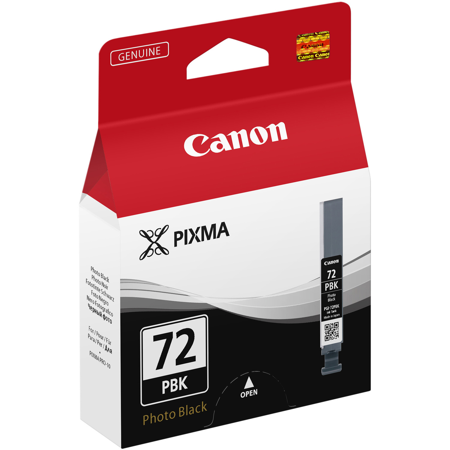 Canon PGI72 PBK Original Inkjet Ink Cartridge - Photo Black Pack