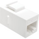 Eaton Tripp Lite Series Cat6a Straight-Through Modular In-Line Snap-In Coupler (RJ45 F/F), TAA