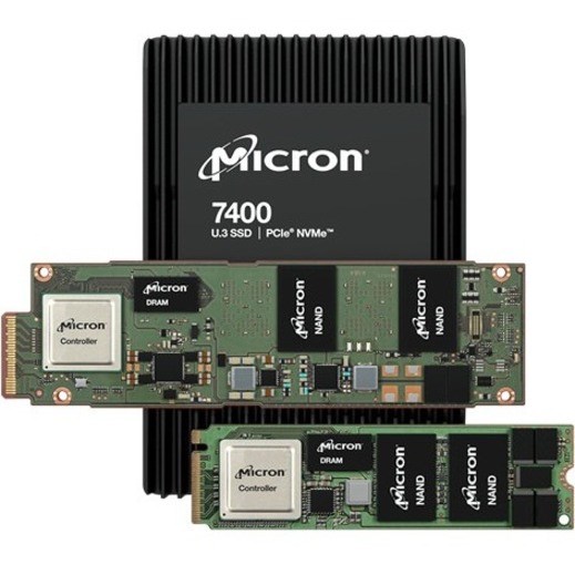 Micron 7400 MAX 6.40 TB Solid State Drive - 2.5" Internal - U.3 (PCI Express NVMe 4.0 x4) - Mixed Use - TAA Compliant