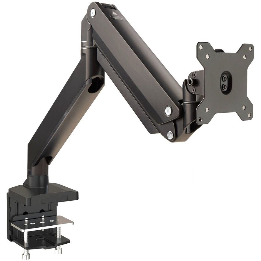 Single Monitor Heavy-Duty Premium Gas Spring Desk Mount - 17" to 43" , VESA 75x75, 100x100, 200x200mm