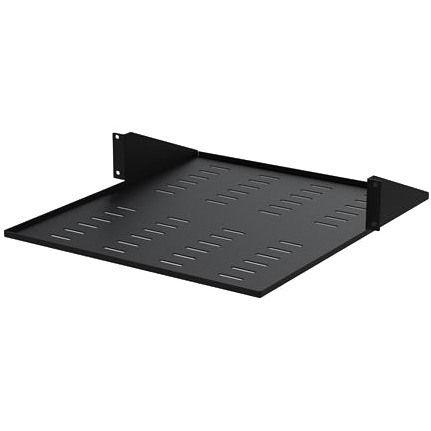 StarTech.com 2 Post Server Rack Shelf - Vented - Center Mount - Up to 75 lb. - 2 post Network Rack Shelf (CABSHF2POSTV2)