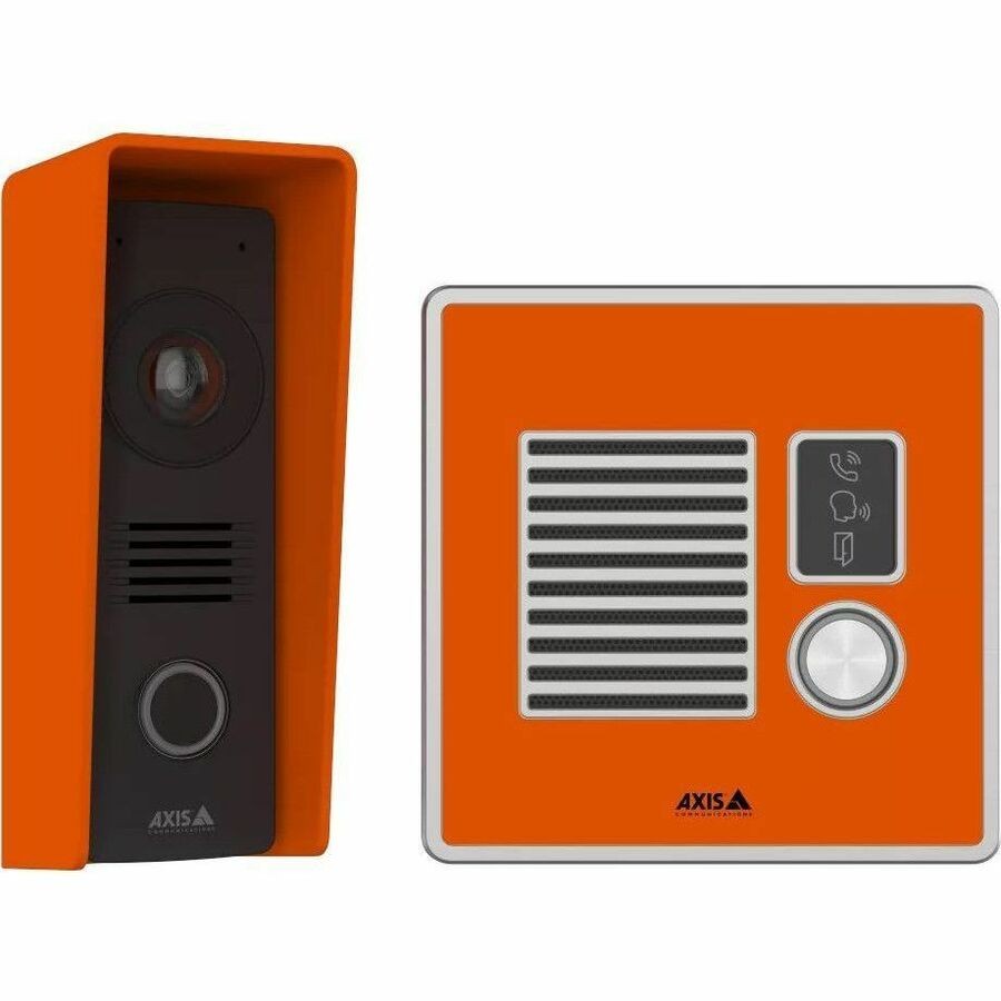 AXIS I7010-VE Intercom Sub Station for Indoor, Outdoor, Secured facility - Orange