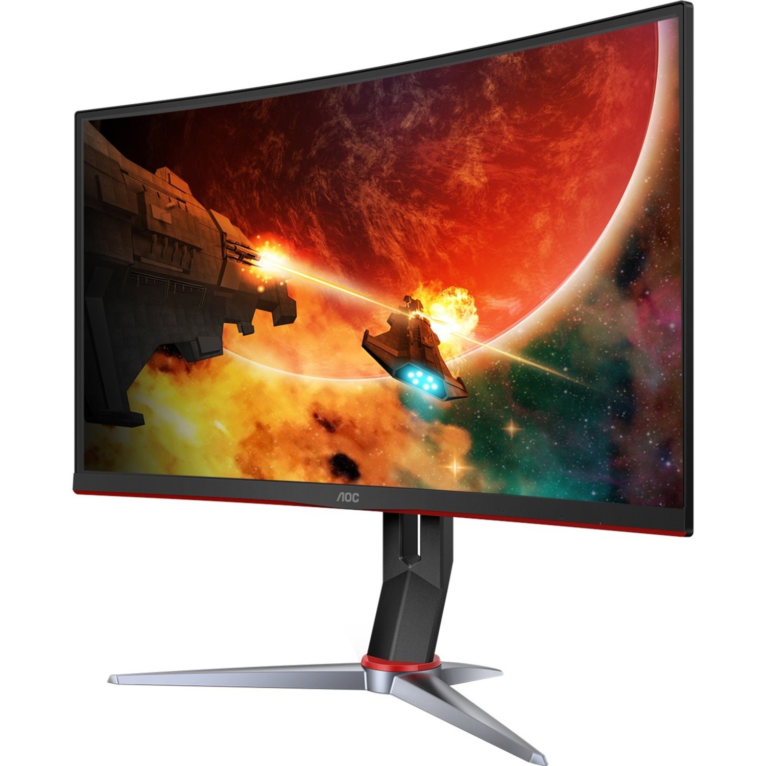 AOC C32G2 32" Class Full HD Curved Screen Gaming LCD Monitor - 16:9 - Black