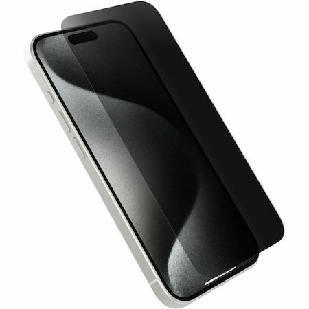 OtterBox Premium Pro Glass 9H Aluminosilicate, Glass Privacy Screen Protector for iPhone 16 Pro Max - Clear - 1