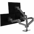 Ergotron Mounting Arm for Monitor, Mounting Collar, Mounting Pole, Display Screen, LCD Display, Monitor Mount - Dark Gray