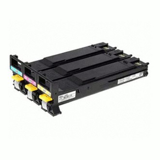 Konica Minolta A06VJ53 Original Laser Toner Cartridge - Cyan, Magenta, Yellow Pack