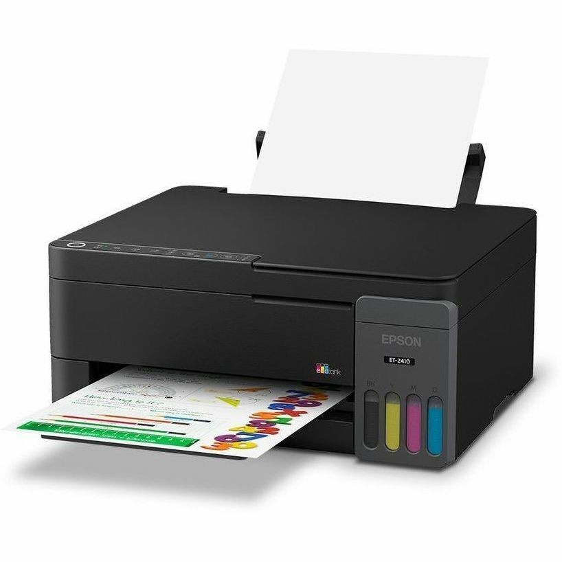 Epson ET-2410 Wired & Wireless EcoTank Inkjet Multifunction Printer - Color