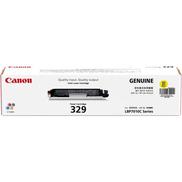 Canon CART329Y Original Laser Toner Cartridge - Yellow Pack