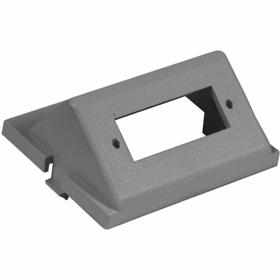 Bryant Audio/Video Unloaded Module, SC Angled, 1 Duplex, 1.5 Unit, Gray