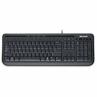 Microsoft 600 Keyboard - Cable Connectivity - USB Interface - Black