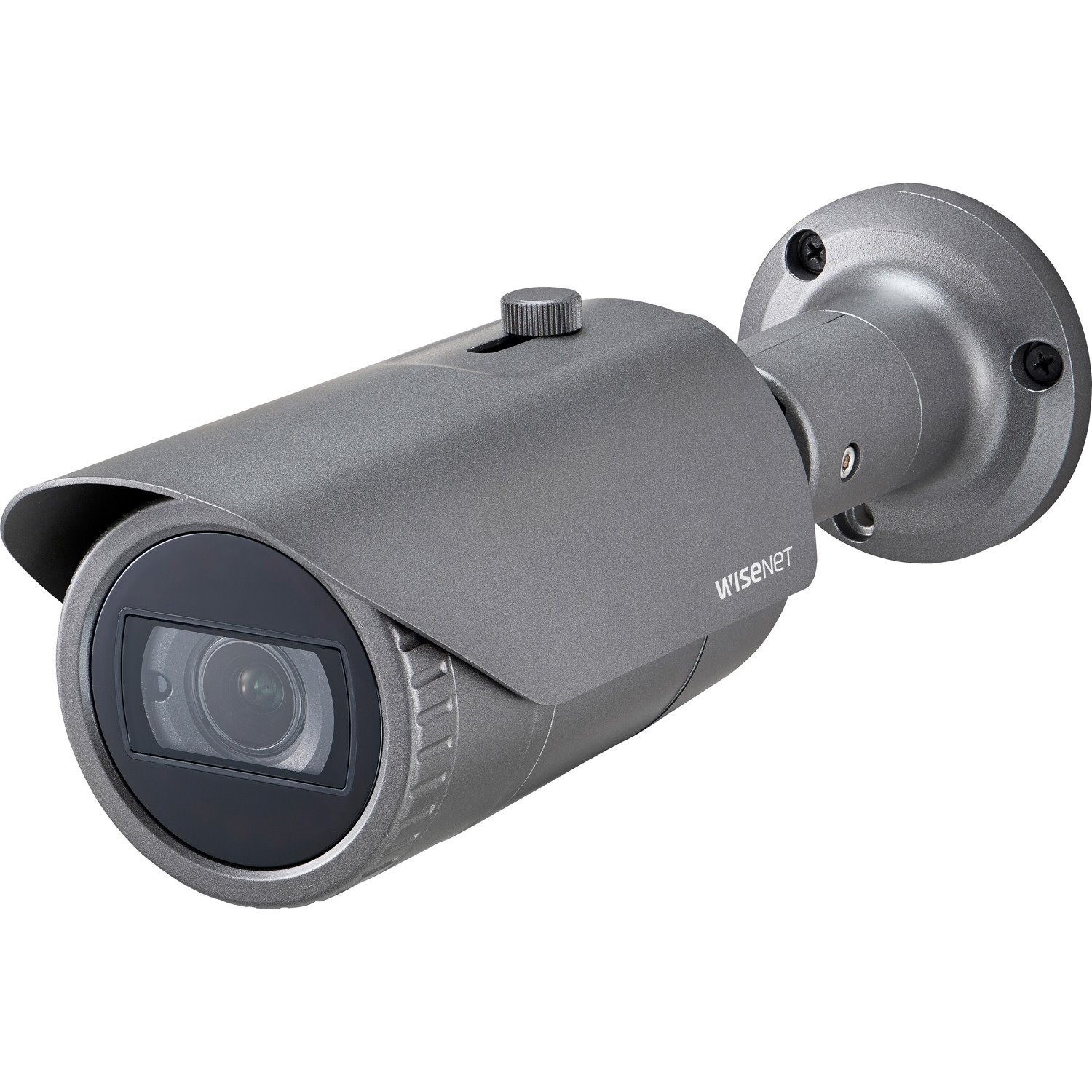 Wisenet QNO-6082R 2 Megapixel Outdoor Full HD Network Camera - Color, Monochrome - Bullet - Dark Gray