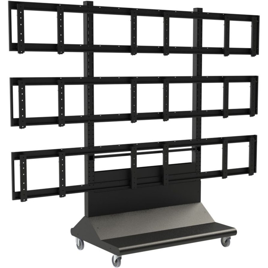 Peerless-AV&reg; Universal DS-VWC655-3X3 Height Adjustable Display Stand