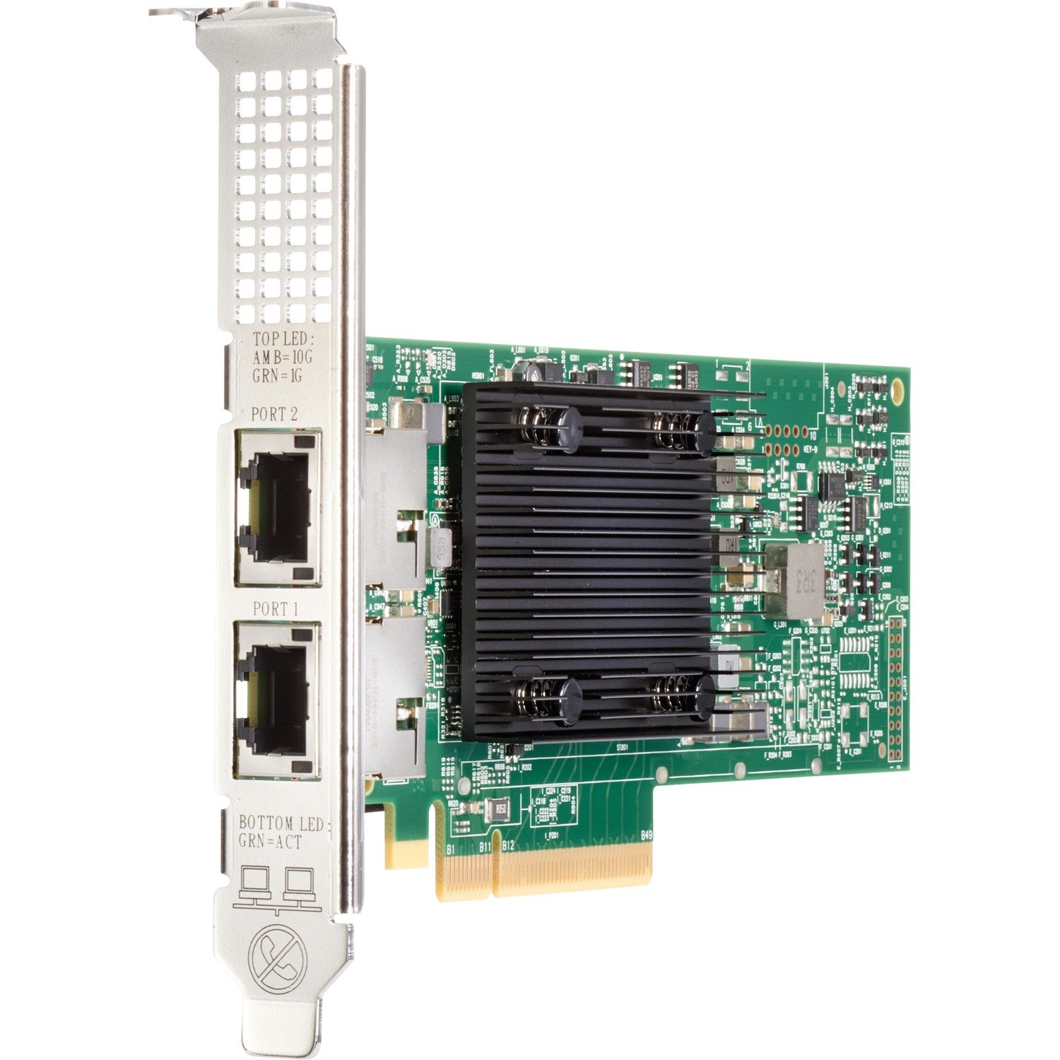 HPE 535 535T 10Gigabit Ethernet Card for Server - 10GBase-T - Plug-in Card