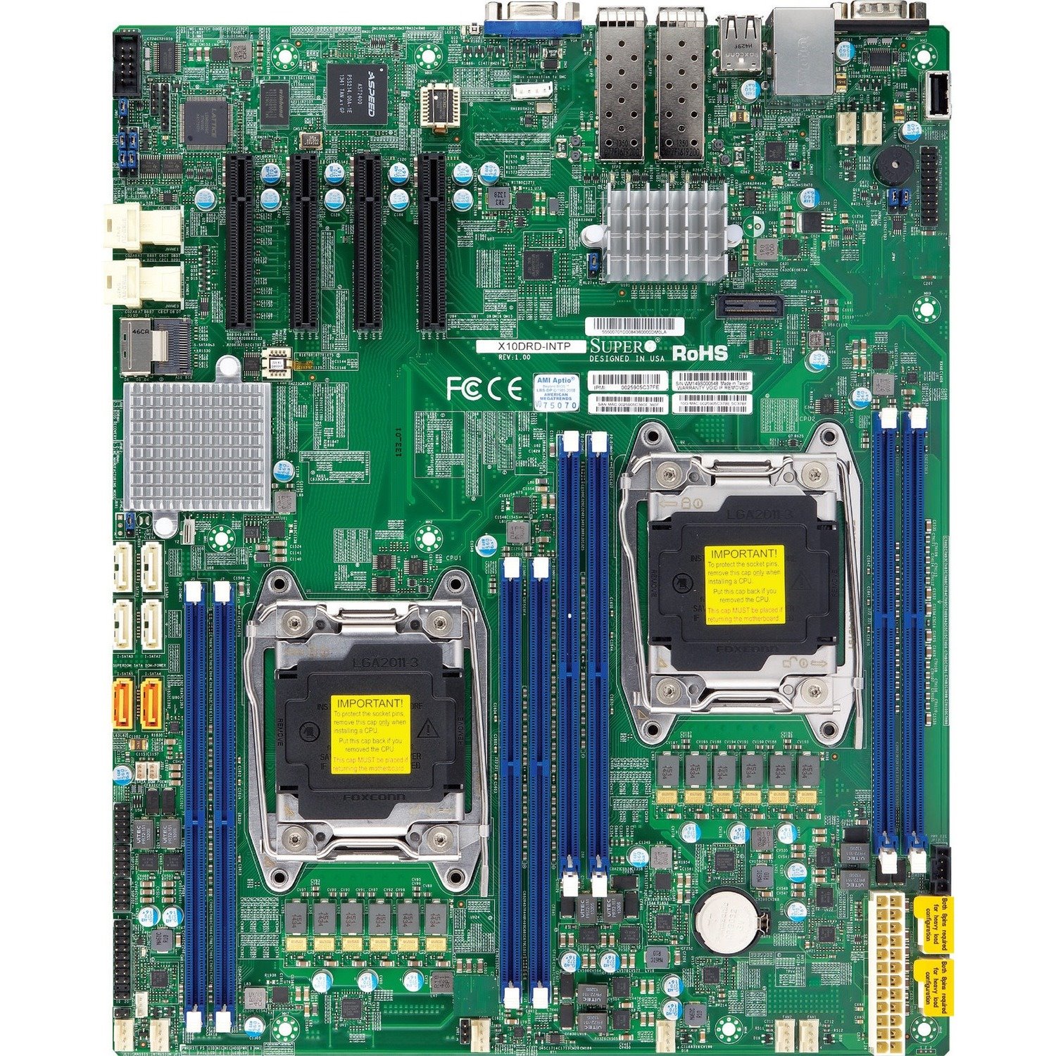 Supermicro X10DRD-LTP Server Motherboard - Intel C612 Chipset - Socket LGA 2011-v3 - Extended ATX