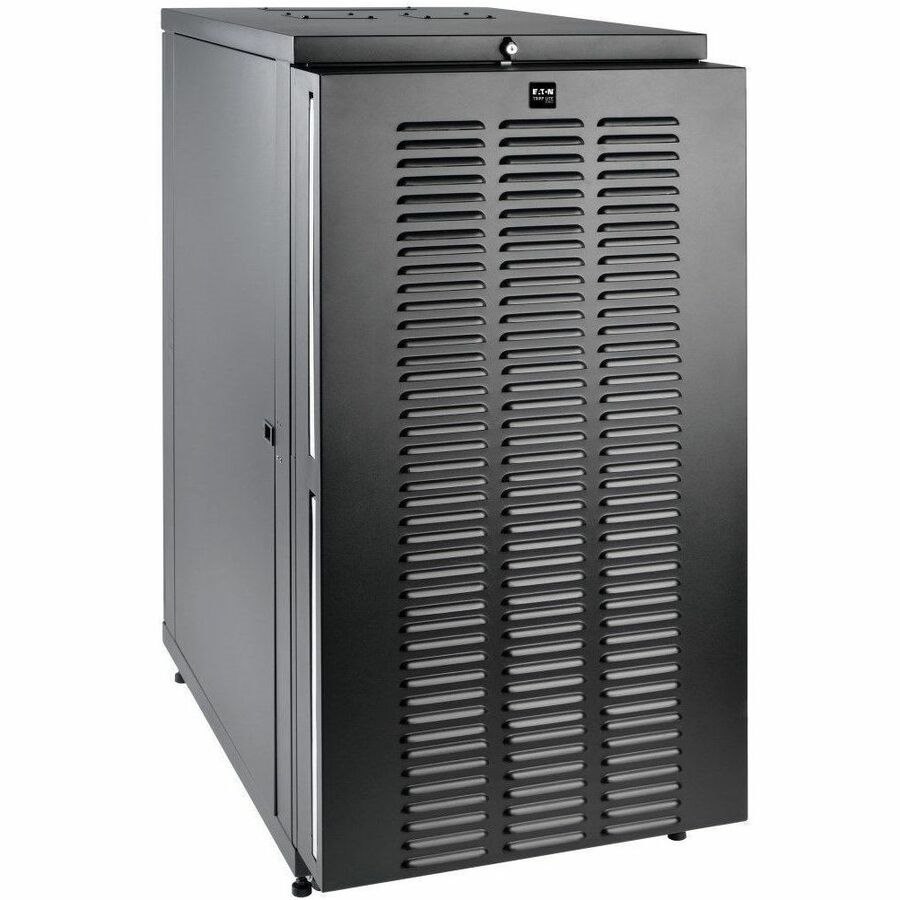 Eaton Tripp Lite Series SmartRack 24U Standard-Depth Half-Height Rack Enclosure for Harsh Environments