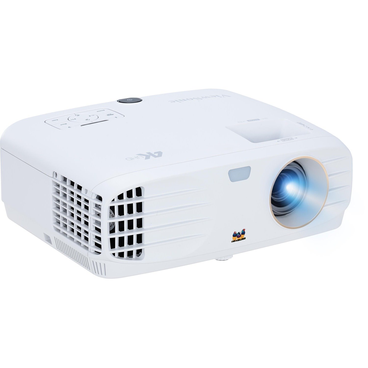 ViewSonic True 4K Projector with 3500 Lumens HDR Support and Dual HDMI for Home Theater Day and Night, Stream Netflix with Dongle (PX747-4K)