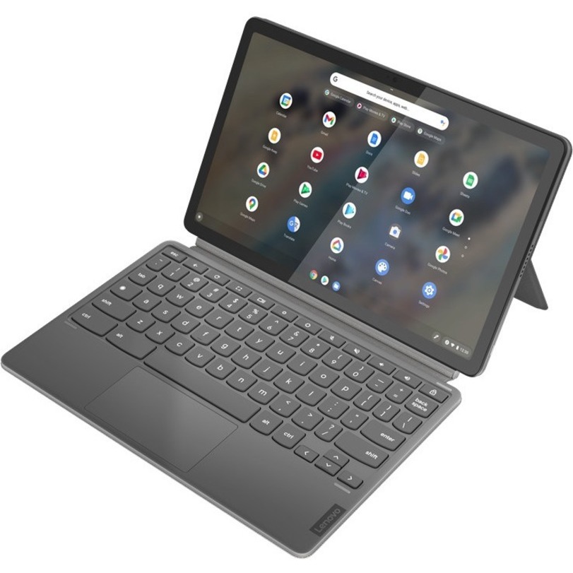 Lenovo IdeaPad Duet 3 Chrome 11Q727 82T60026UK 27.8 cm (11") Touchscreen Detachable 2 in 1 Chromebook - 2K - Qualcomm Snapdragon - 8 GB - 128 GB Flash Memory - English (UK) Keyboard - Storm Grey