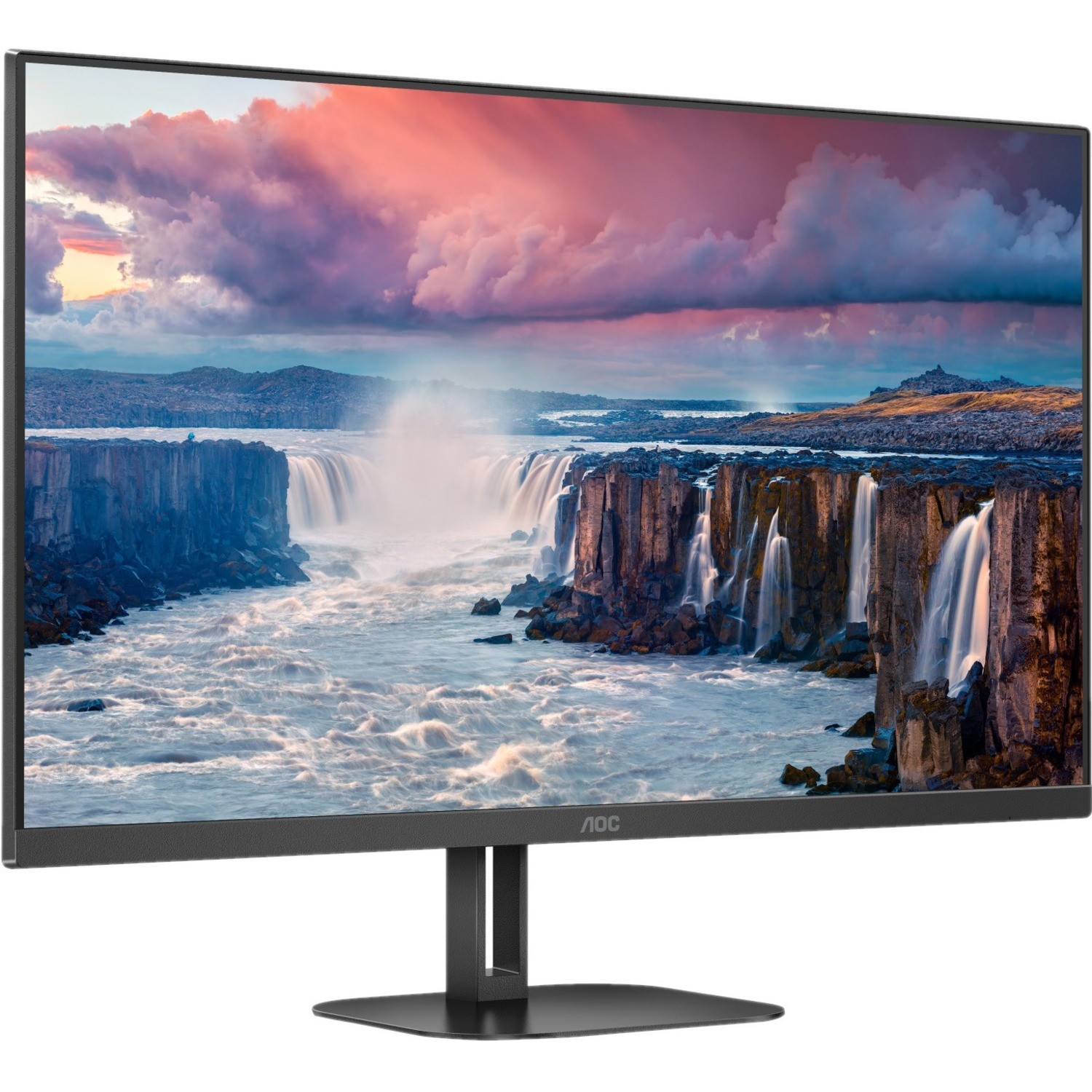 AOC 27V5CE 27" Class Full HD LCD Monitor - 16:9 - Matte Black