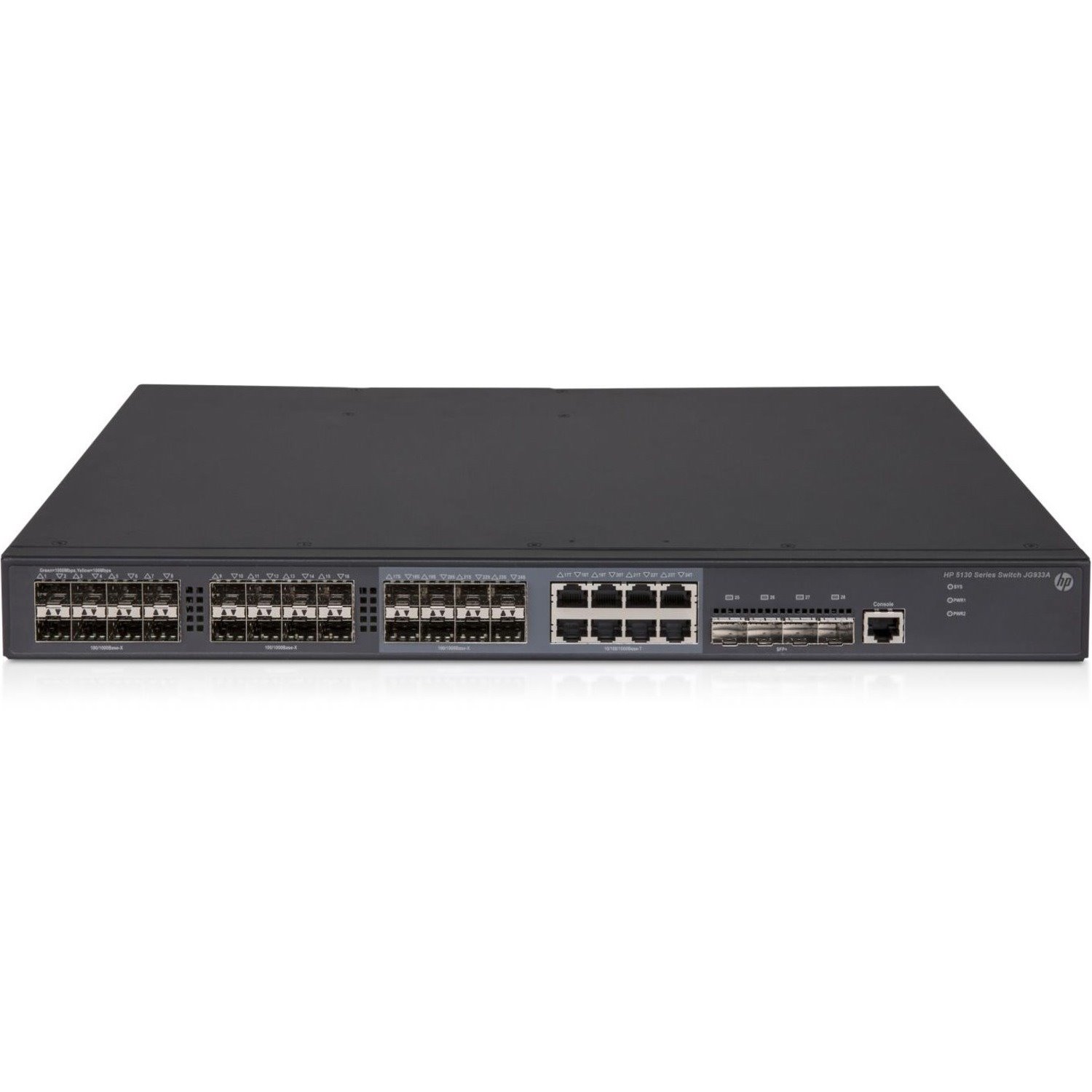 HPE 5130 EI 5130-24G-SFP-4SFP+ EI Manageable Layer 3 Switch - 10/100/1000Base-T, 1000Base-X, 10GBase-X
