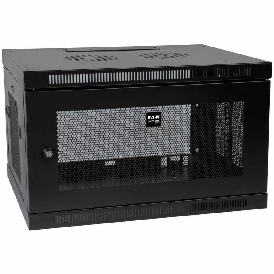 Eaton Tripp Lite Series SmartRack 6U Low-Profile Switch-Depth-Plus Wall-Mount Mini Rack Enclosure