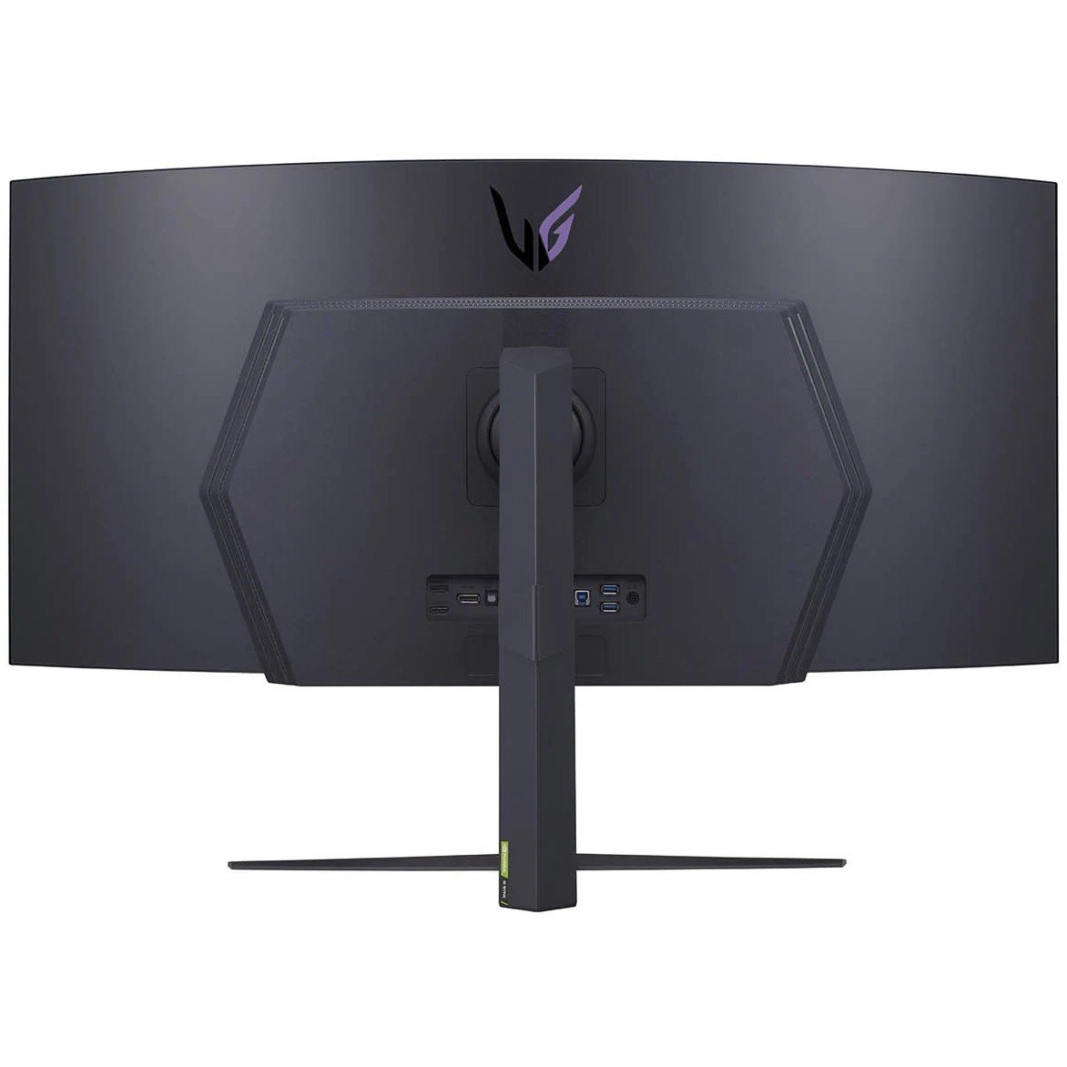 LG UltraGear 45GR95QE-B 45" Class UW-QHD Curved Screen Gaming OLED Monitor - 21:9 - Black