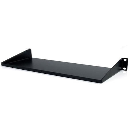StarTech.com 1U Server Rack Shelf, Universal Rack Mount Cantilever Tray for 19" Network Equipment Rack, Heavy Duty Steel, 7" (17.8cm) Deep