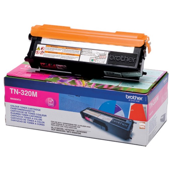 Brother TN-320M Original Laser Toner Cartridge - Magenta - 1 Pack
