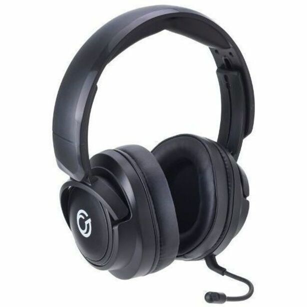 Group Gear 2.4 GHZ Wireless Headset Detachable Mic Usb A/C Dongle