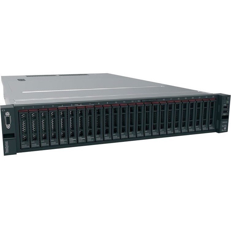 Lenovo ThinkSystem SR650 7X06A0E0AU 2U Rack Server - 1 Xeon Silver 4210 2.20 GHz - 16 GB RAM - 12Gb/s SAS, Serial ATA/600 Controller