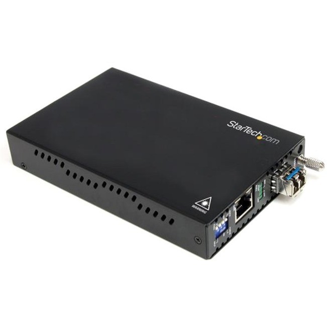 STARTECH.COM FIBER MEDIA CONVERTER GIGABIT 1000MBPS MM FIBRE LC 550M 2YR