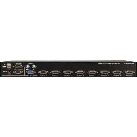 Eaton Tripp Lite Series 8-Port 1U Rack-Mount USB/PS2 KVM Switch with On-Screen Display