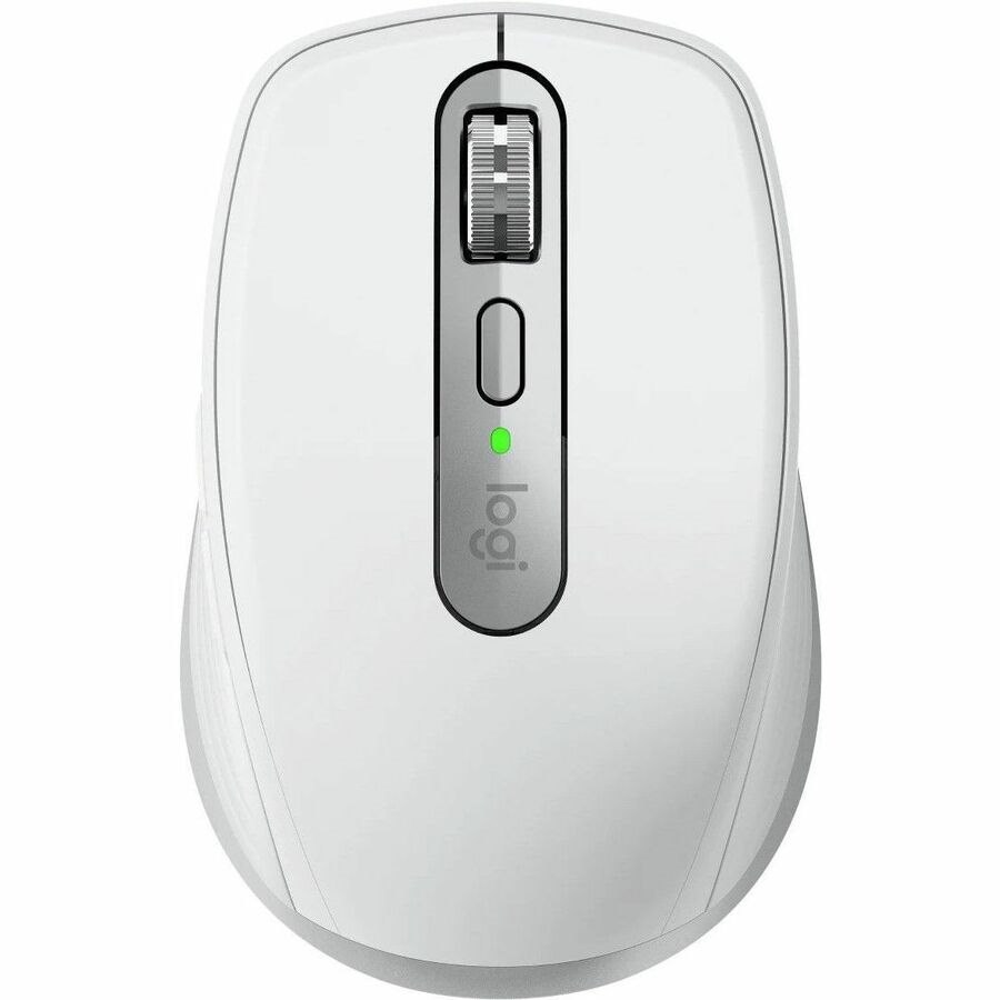 Logitech MX Anywhere 3S Mouse - Bluetooth - USB - Darkfield - 6 Button(s) - Pale Gray