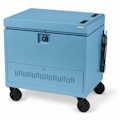 Bretford CUBE Toploader Cart with Caddies PRE-WIRED
