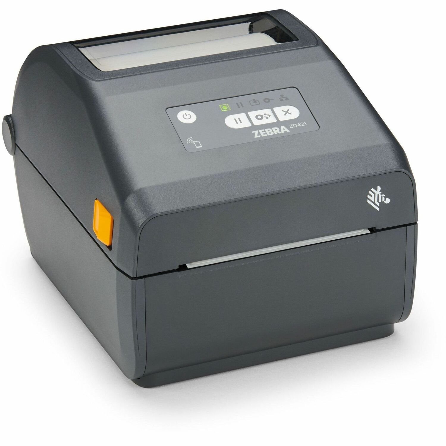 Zebra ZD421 Desktop, Retail, Healthcare, Transportation & Logistic, Manufacturing Thermal Transfer Printer - Monochrome - Label/Receipt Print - Fast Ethernet - USB - USB Host - Bluetooth 4.1 - Near Field Communication (NFC)