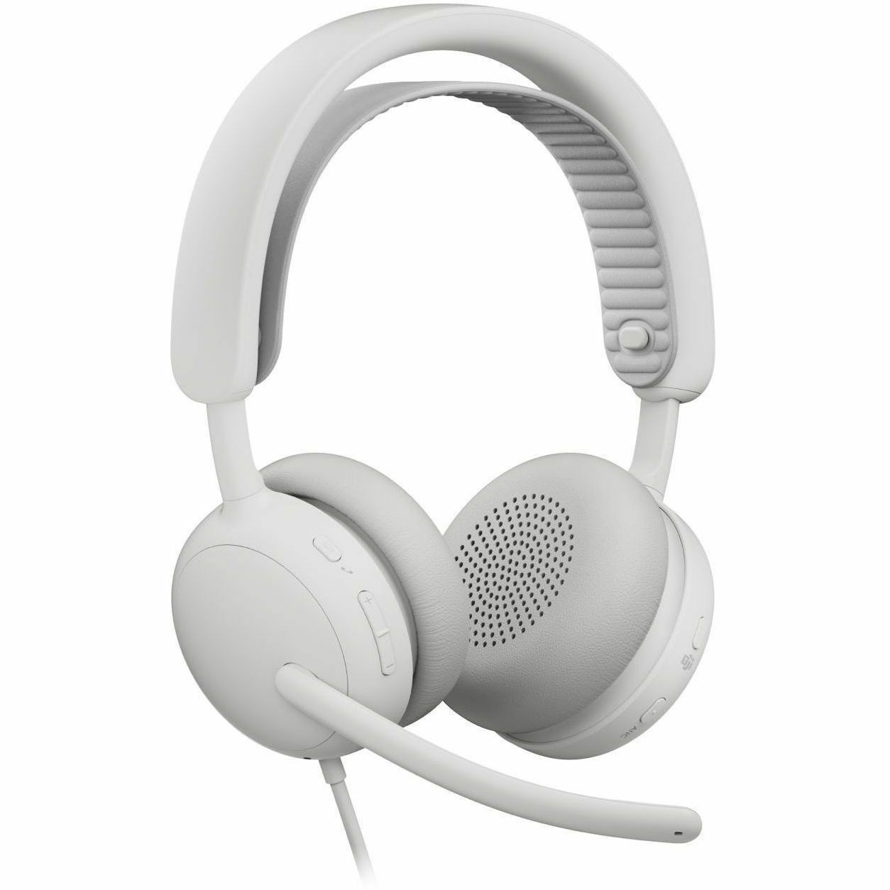Logitech Zone Wired 2 Wired Over-the-head Stereo Headset - Off White