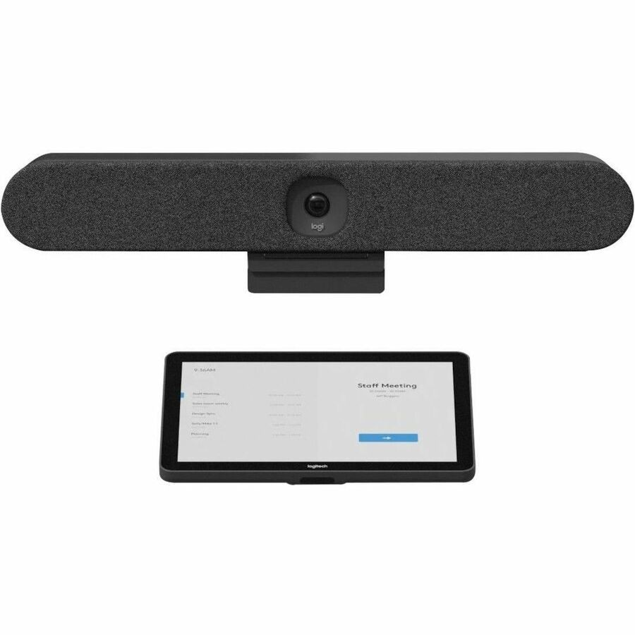 LOGITECH TAP IP AND RALLY BAR HUDDLE, COLLABOS,ANDROID, ZOOM, TEAMS READY,GRAPHITE, 2YR WT