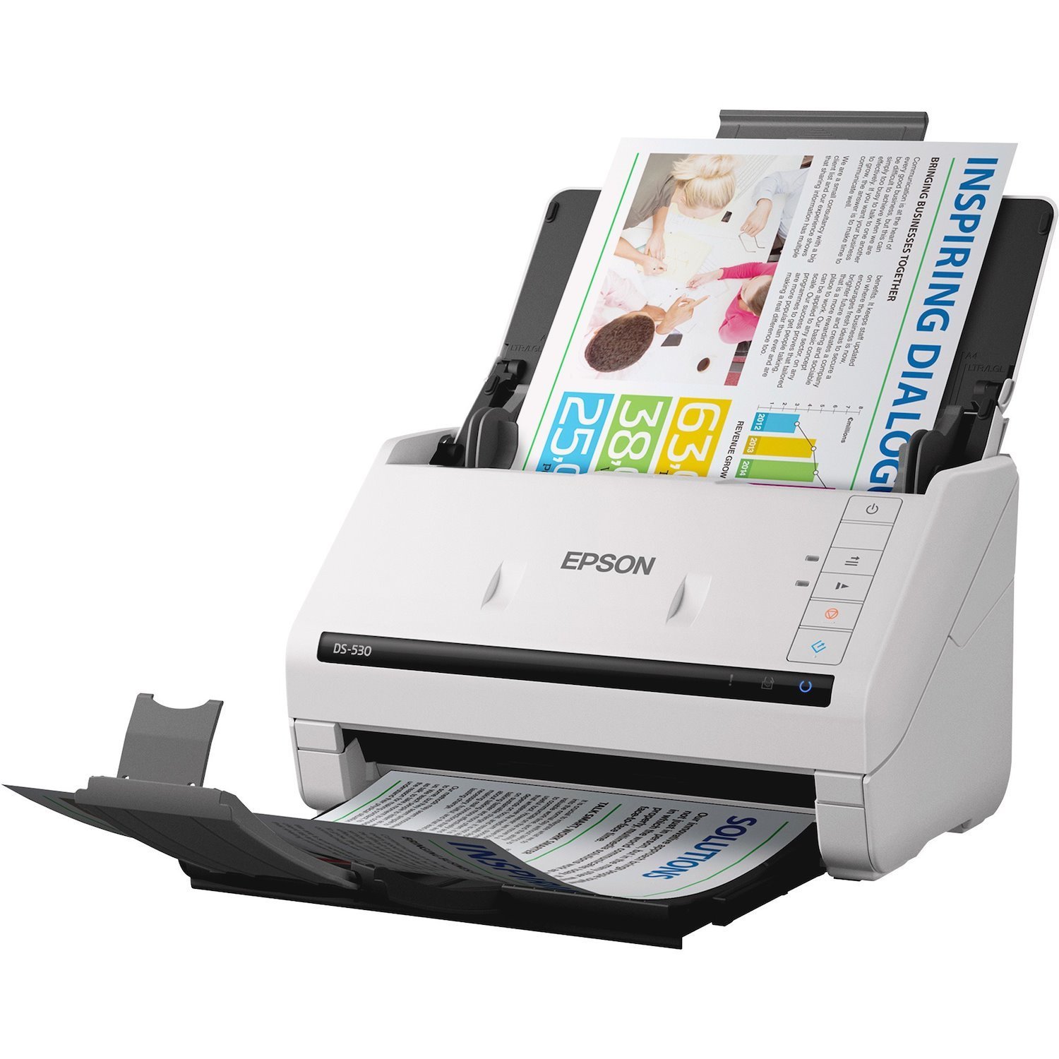 Epson DS-530 II Sheetfed Scanner - 600 dpi Optical - TAA Compliant