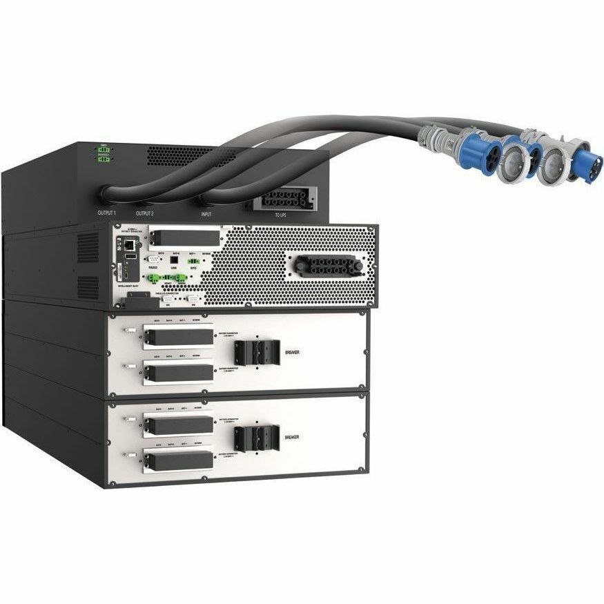 Eaton 13kW 208V 3-PH UPS with connecrtoized input and output cables and INDGW-M3 card