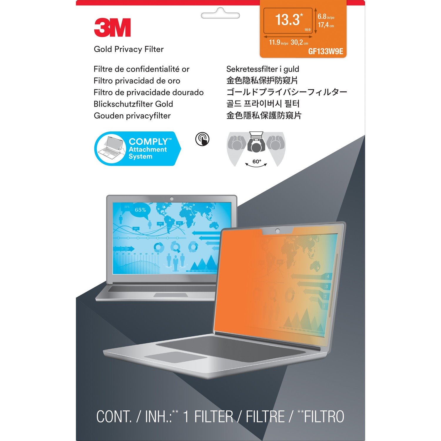 3M Privacy Screen Filter - Gold