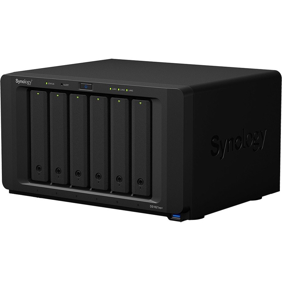 Synology DiskStation DS1621XS+ 6 x Total Bays SAN/NAS Storage System Xeon D-1527 Quad-core (4 Core) 2.20 GHz - 8 GB RAM - DDR4 SDRAM