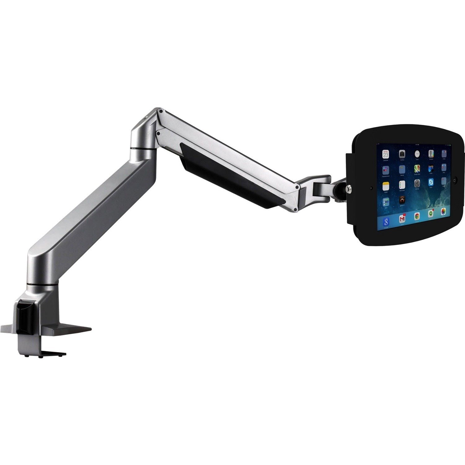 Compulocks Surface Pro 3-7 Space Enclosure Articulating Arm Mount Black