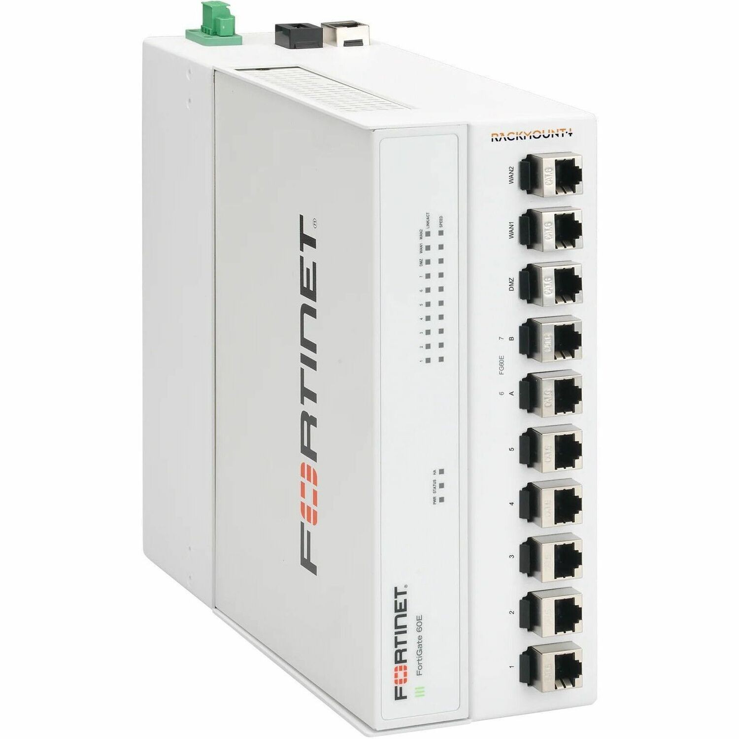 RACKMOUNT.IT FortiDIN Din Rail Mount for Network Security & Firewall Device - Signal White