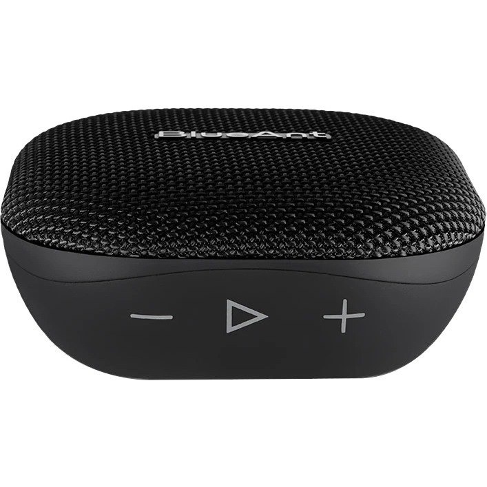 BlueAnt X0 Portable Bluetooth Speaker System - 6 W RMS - Google Assistant, Siri Supported - Black